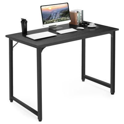 Home Office Computer Writing Study Table, Modern Simple Style Laptop PC Workstation, Metal Frame, Easy to Assemble