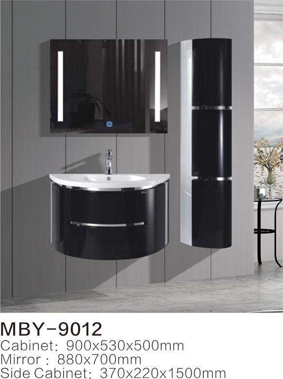 Glass Basin Bathroom Cabinet with LED Mirror with Good Price