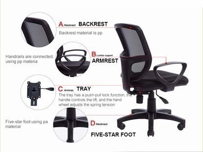 Fokison Electronic Component Office Chair High Back for Menu Price List