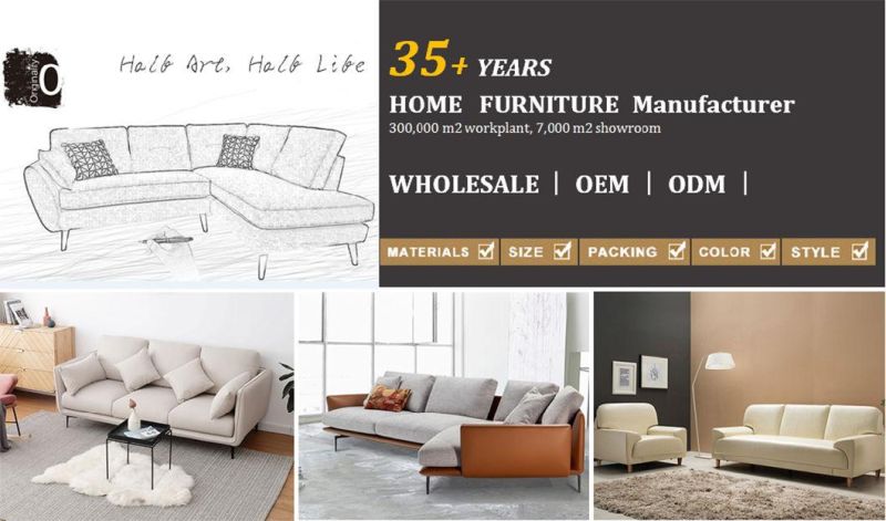 Nova Living Room L Shape Sofa Modern Office Furniture Lounge Fabric Sofa Set