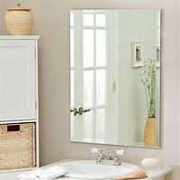 High Quality 4mm-6mm Bathroom Rectangle Shape Frameless Mirror for Replacement