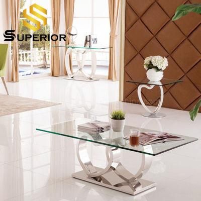 Simple Modern Living Room Rectangular Coffee Table Heart-Shaped Tea Table