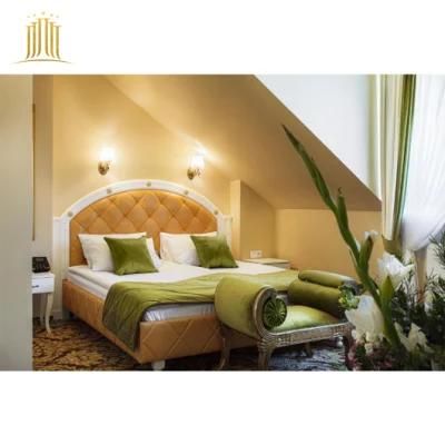 Wholesale European Style Luxury Hotel Bed MDF Modern Bedroom Furniture Set