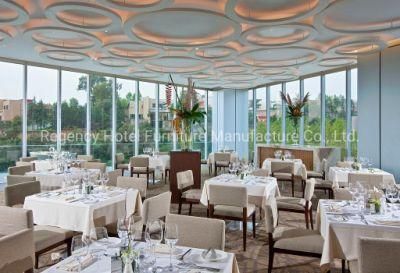 Custom Made Restaurant Furniture Restaurant Simple Table and Chairs for Westin Hotel Use