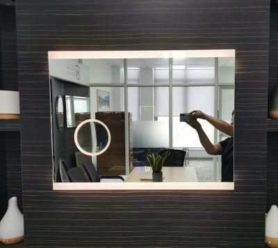 Modern LED Mirror Light Bathroom with Magnifying Mirror for Touch Screen Bathroom Mirror