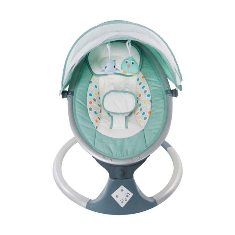 Color Electric Baby Swing Bouncer, Blue-Tooth Music Baby Cradle Chair Baby Swing Bed Chair