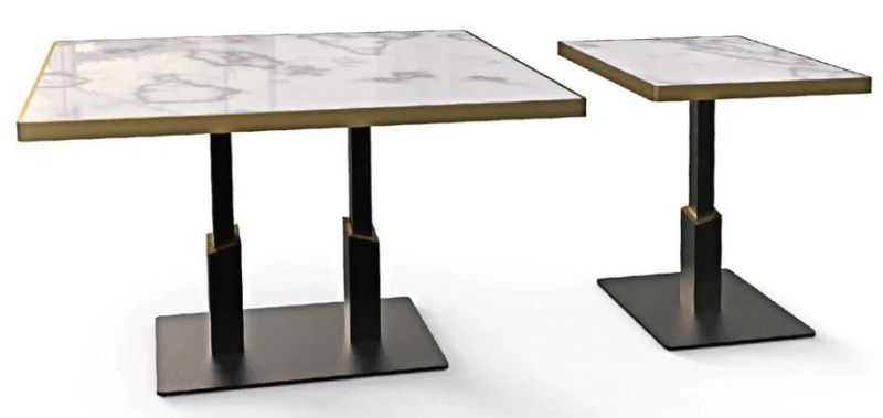 Mild Steel Table Bases Cafe Table with Footrest Side Table Metal Table Legs