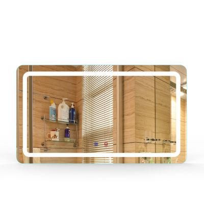 LED Frameless Rectangle Decorative Wall Mounted Bathroom Mirror