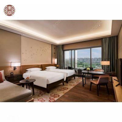 Customized Chinese Style Deluxe Hotel Sutie Room Furniture for Bedroom