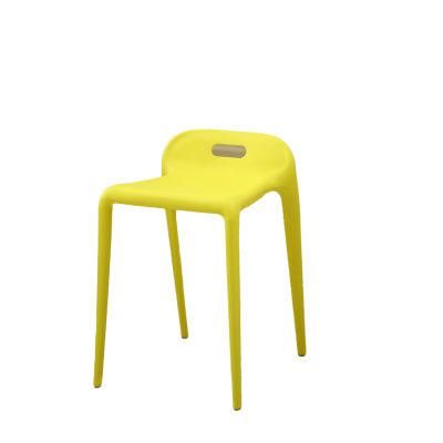 Cheap Restaurant Outdoor Furniture Yellow Nordic Coffee Set Stool Plastic Chairs Hotel Coffee Chair