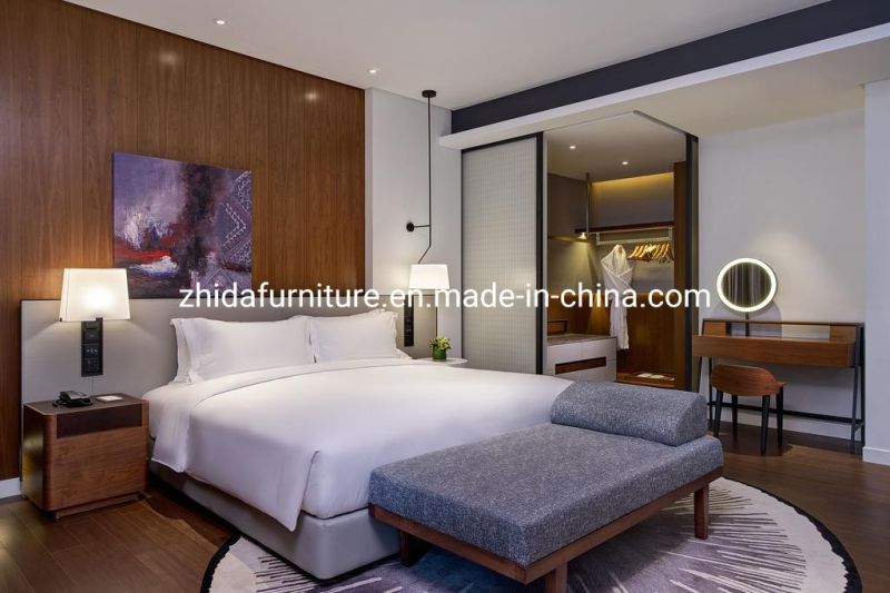 Bedroom Furniture Morden Apartment Villa Leather Comforter Bed Set