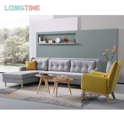 Sofa Furniture Home Furniture Chaise Fabric Grey Corner Sofa