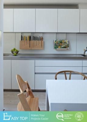 Simple Design European Style Furniture White MDF Melamine Kitchen Cabinet