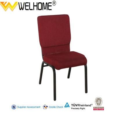 Hot Cheap Red Metal Banquet Chair for Dining