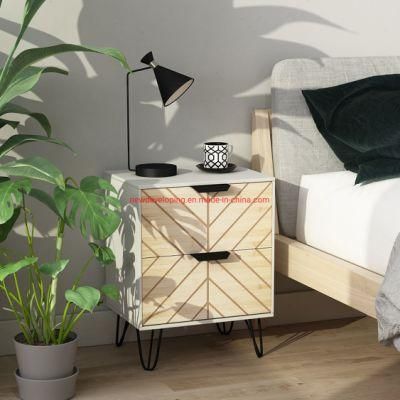 Fashion Modern Assemble Storage Cabinet Bedroom Bedside