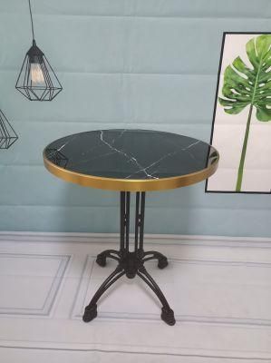 Modern Simple Tea Shop Coffee Marble Round Table