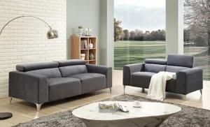 Modern Home Furniture Living Room Fabric Sofa with Head Support