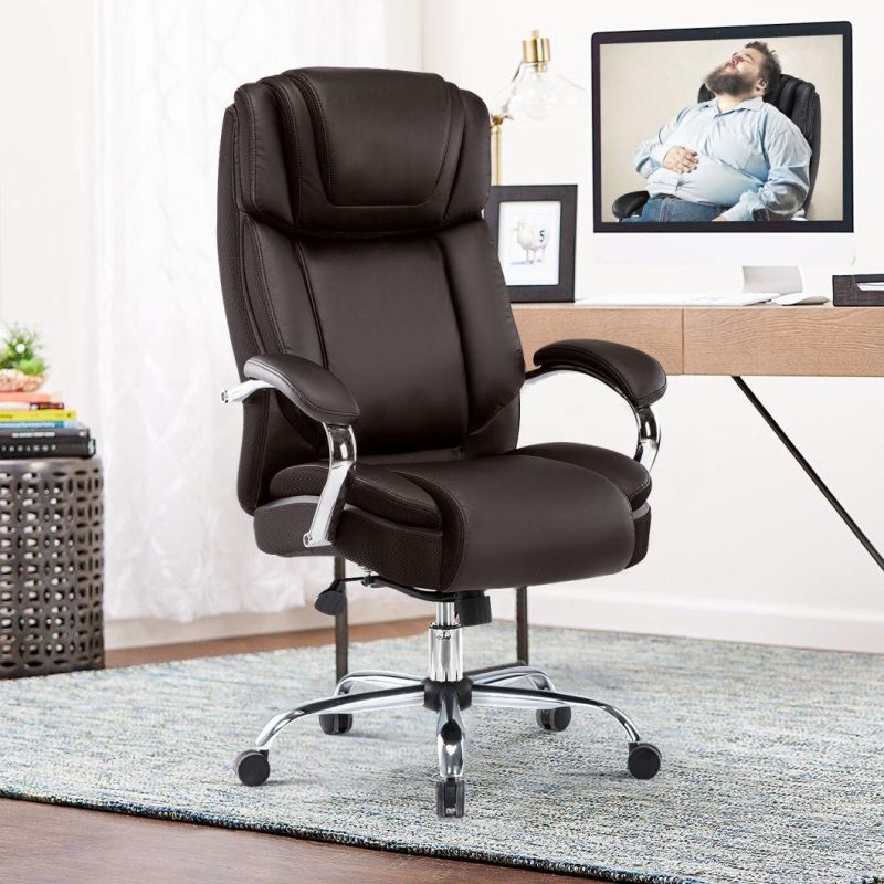 Popular Swivel Revolving Manager Office High Boss Computer Leather Executive Chair