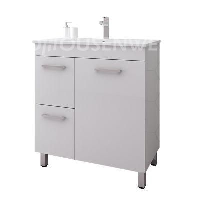 Knock Down Paint Washbasin Cabinet Plastic Home Bathroom Room Furniture