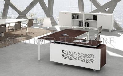 Latest Quality Wooden Office Table Design with Metal Legs (SZ-OD486)