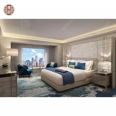 Concise King Size Hotel Bedroom Suite Furniture for Star Hotel