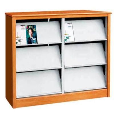 Modern School Library Used Book Shelves/Magazine Shelf with Single Side/Shelf