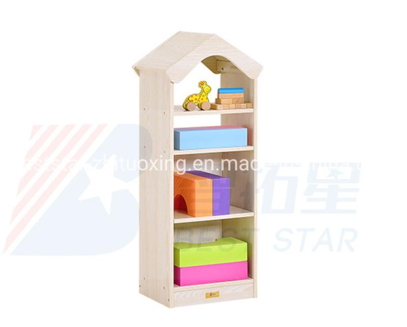 New Design Children Toy Storage Cabinet, Kindergarten and Preschool Furniture Cabinet, Wooden Daycare Combination Cabinet, Playroom Furniture, Kids Room Cabinet