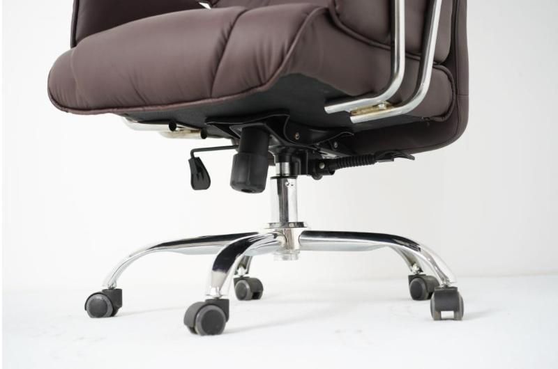 High Quality Soft Lumbar Steel Castors Armchir Office Chair Furniture