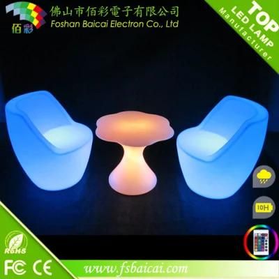 16 Colors Light Table and LED Chair for Home Decoration