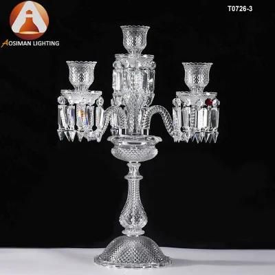 Candelabra with Clear Crystal