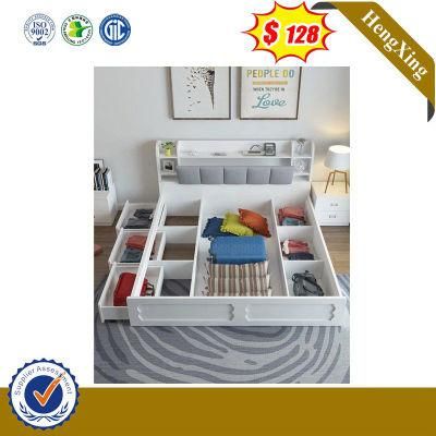 Modern Wooden Hospital Bedroom Hotel Furnitures King Double Beds with Wardrobe
