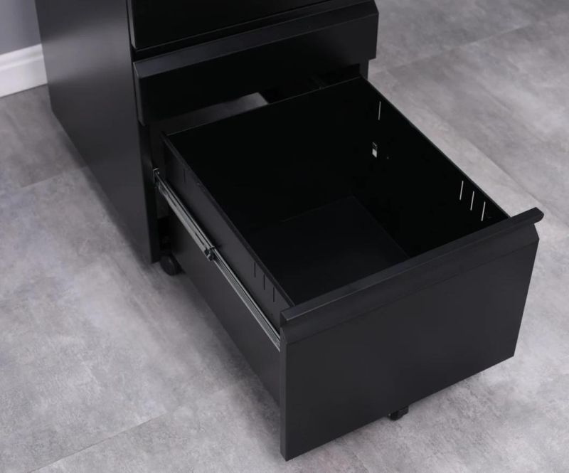 Modern Office Furniture 3 Doors Reinforced Moving Filing Cabinet