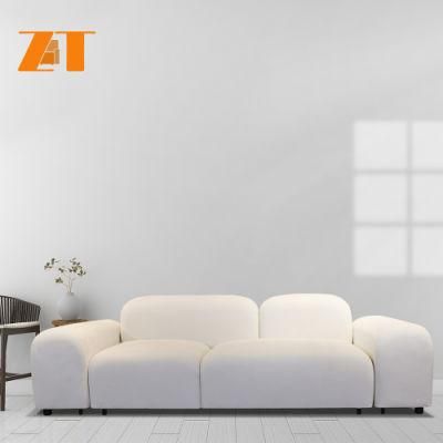 English Design Velvet Fabric Sofa Irregular Shape Modern Couch Italian Style Couches Luxury Sofa Set
