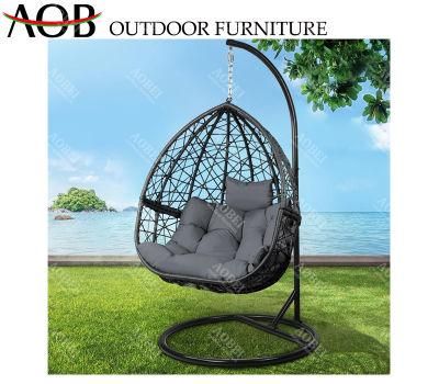 Modern Outdoor Exterior Garden Patio Home Hotel Villa Rattan Wicker Furniture Hanging Swing Chair