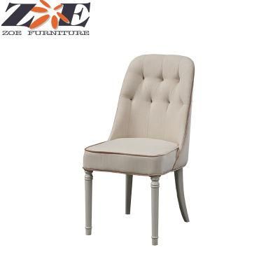 Global Latest Foshan Solid Wood and MDF Dining Room Furniture Dining Chairs