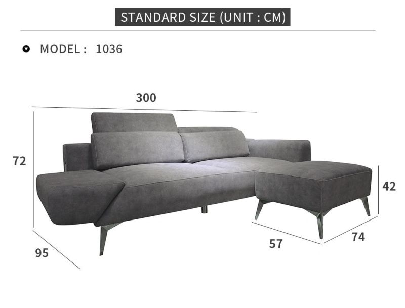 Wholesale Discount Large Home Furniture Modern Sectional Fabric Sofa