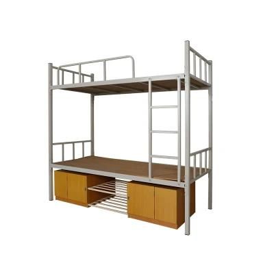 Metal Frame High Bed Double Decker Bed for Adults