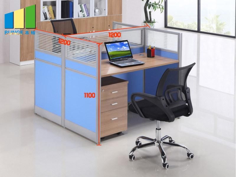 4 Person Seat Desk Modern Office Furniture for Computer Workstations