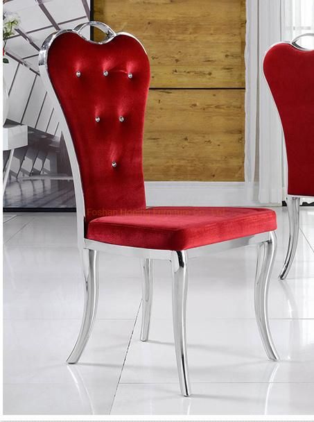 Modern Dining Chair Hotel Hall Big Banquet White Wedding Chair Steel Pictures Living Room Chairs