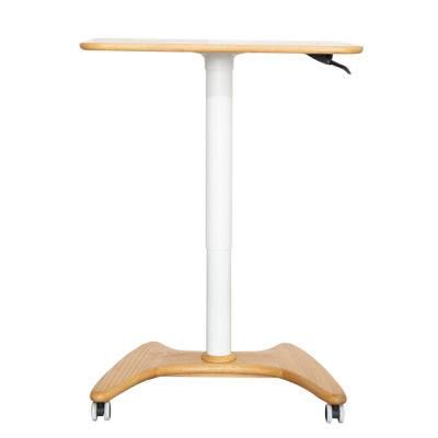 Single Leg Movble Gas Continuous Height Adjustable Laptop Coffee Table