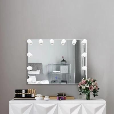 Dressing Wall Hanging Beauty Cosmetic Mirrors with LED Bulbs