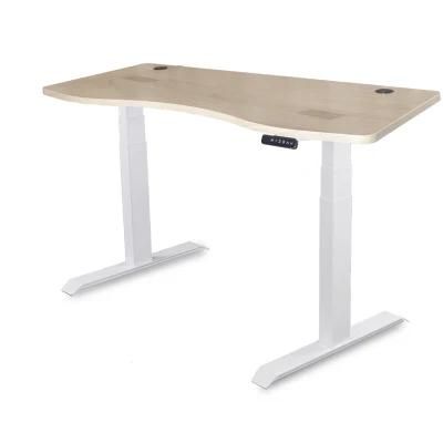 Ergonomic Motorized Dual Motors Square Leg Desk