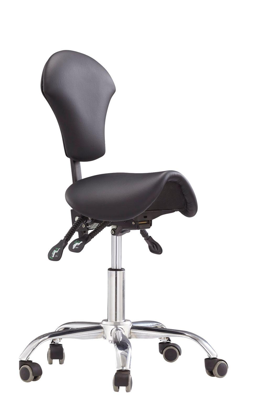 Ergonomic Multi-Fun Tlit Saddle Seat Seat Stool Office Chair