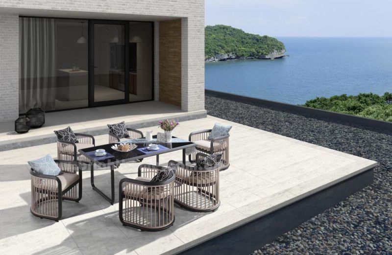 Modern Whole Aluminum Dining Chair and Table Outdoor Garden Furniture