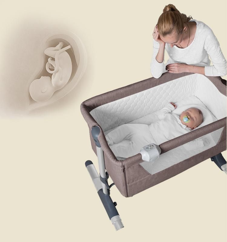Certified Baby Cot Bed Baby Cribs Baby Rock Co-Sleeper