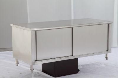 Cheering Hot Sale Stainless Steel Work Table Cabinet with Storage