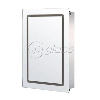 Hot Sale Medicine Floor Mirror Cabinet with Defogger Dimmer Good Production Line