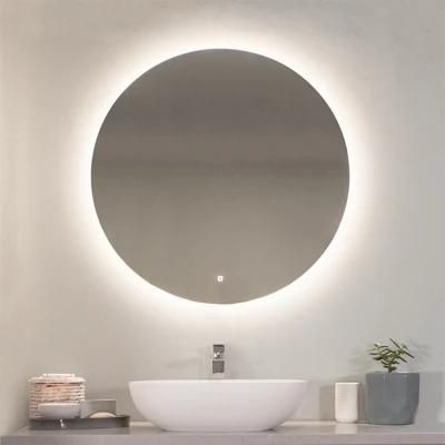 Round Size Backlit Illuminated LED Bathroom Hanging Mirror Factory Made