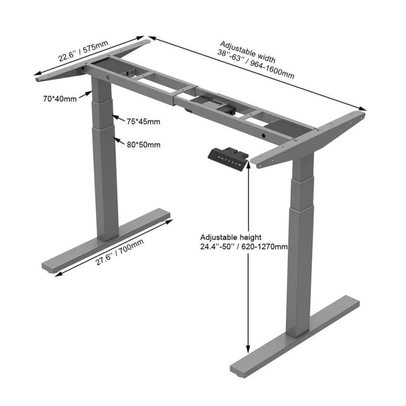 Wholesale Executive Office Furniture Smart Nordic Minimalist Computer Standing Desk Ergonomic Sit-Stand Height Adjustable Lifting Laptop Electric Office Desk