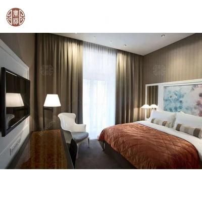 Modern Laminate Hotel Bedroom Furniture Optional Size Plywood MDF Base Wood